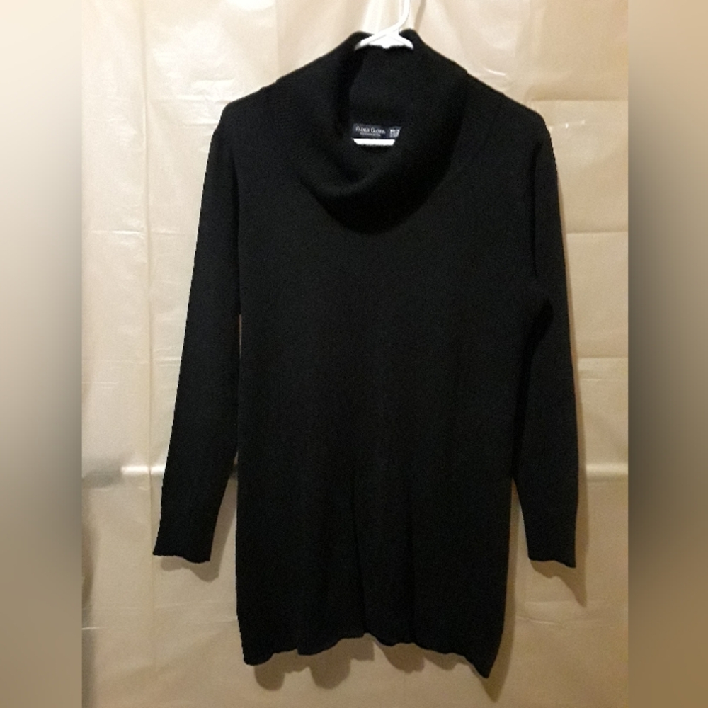 Faded Glory Classic Black Cowl Neck Sweater